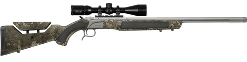 CVA PR6223NSC Accura MR-X 50 Cal 209 Primer 26" Sniper Gray Cerakote Fluted Threaded Barrel, TrueTimber Strata Adj Comb Synthetic Stock KonusPro