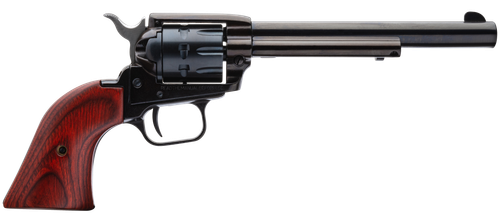 Heritage Mfg RR22999MB6 Rough Rider  22 LR 22 WMR 9 Shot, 6.50" Black Steel Barrel, Black Zinc Alloy Frame, Black Cylinder, Cocobolo Grip, Hammer/Thumb Safety, Exposed Hammer