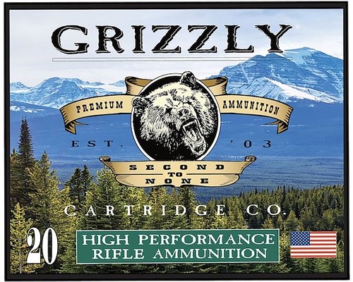 Grizzly Ammo GC357M20   357Mag 210gr Full Metal Jacket Flat Point 20 Per Box/10 Case