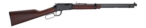 Henry H001T22M Frontier 22 WMR 13+1 20" Blued Octagon Barrel, Black Aluminum Receiver, American Walnut Straight Grip Stock