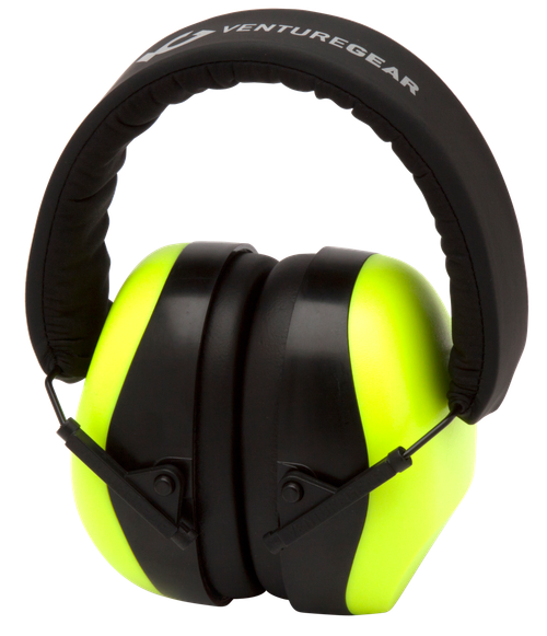 Pyramex VGPM8031C Venture Gear V80 Muff Foam 26 dB 32 dB Over the Head Orange Lime/Black Adult 1 Pair