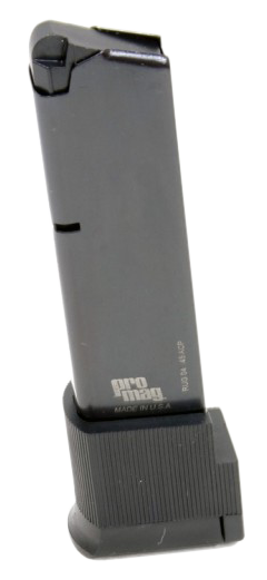 ProMag RUG04 Standard  10rd Extended 45 ACP Fits Ruger P90/P97 Blued Steel