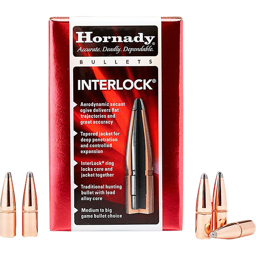 Hornady 2740 InterLock  270 Cal .277 150 gr Spire Point 100 Per Box/ 15 Case