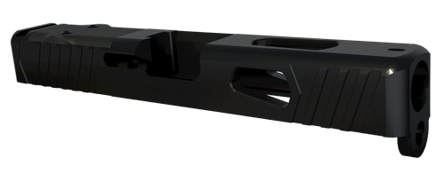 Rival Arms RA10G205A Precision Slide A1 Docter Cut Black QPQ Case Hardened 17-4 Stainless Steel for Glock 19 Gen3