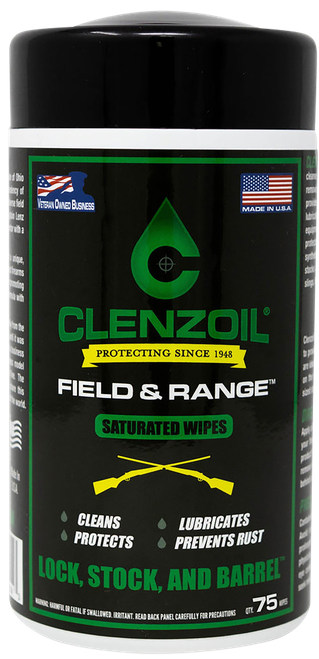 Clenzoil 2243 Field & Range  Wipes 50 Count