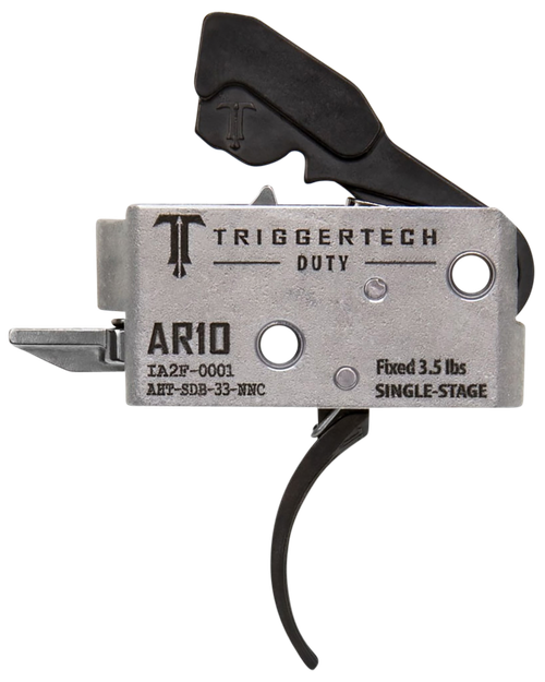 TriggerTech AHTSDB33NNC Duty  Curved Trigger Single-Stage 3.50 lbs Draw Weight Fits AR-10