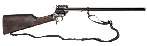 Heritage Mfg BR226B16-PIC Rough Rider Tactical Rancher Full Size 22 LR 6rd 16.12" Black Alloy Steel Barrel, Black Oxide Aluminum Receiver, Black Walnut Fixed Stock, Right Hand