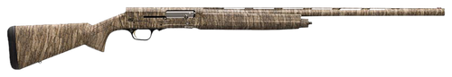 Browning 0118252004 A5  12 Gauge 28" Barrel 3.5" 4+1, Full Coverage Mossy Oak Bottomland, Textured Synthetic Stock With Closed Radius Pistol Grip