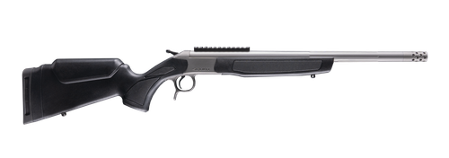 CVA CR4434S Cascade Takedown 223 Rem 1rd 20" Matte Stainless Steel Threaded Barrel & Receiver w/Picatinny Rail, Black Synthetic Stock