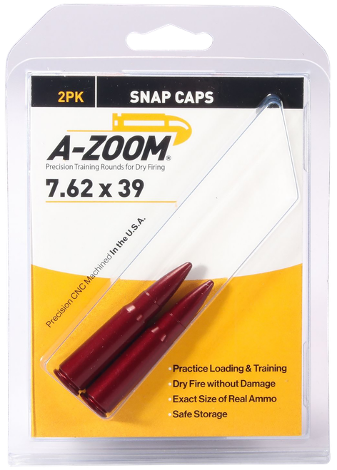A-Zoom 12234 Rifle Snap Cap 7.62x39mm 2Pack