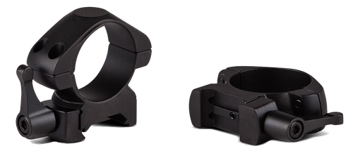 Konus 7407 Steel Rings  Matte Black 1" Quick Release Medium 0 MOA
