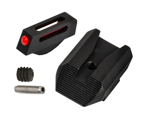 Kimber Mfg.,inc 4000153 KS6 Fiber Optic Sight Set  Red/Fiber Optic  Front Sight- Black/Blank Rear Sight