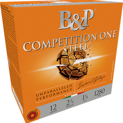 B&p Ammunition 12B18GC7 Competition One  12Gauge 2.75" 1 1/8oz 7.5Shot 25 Per Box/10 Case