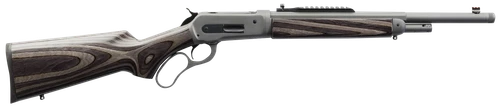 Chiappa Firearms 920411 Wildlands Takedown 1886 Full Size 45-70 Gov 4+1 18.50" Mystikote Dark Gray Threaded Barrel, Mystikote Dark Gray Picatinny Rail Steel Receiver, Fixed Gray Laminate Stock