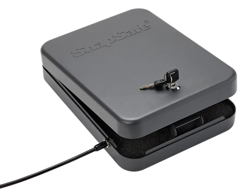 SnapSafe 75220 Lock Box  2XL Key Entry Black Steel 11.50" L x 8.50" W x 2.50" D