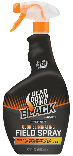 Dead Down Wind 137240 Black Premium Field Spray Odor Eliminator 24 oz Trigger Spray