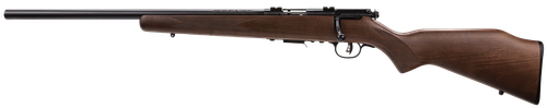 Savage Arms 96717 93R17 GLV Full Size 17 HMR 5+1 21" Matte Black Heavy Varmint Barrel, Matte Black Drilled & Tapped Carbon Steel Receiver, Satin Hardwood Fixed Stock, Left Hand