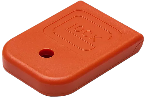 Glock 50965  Floor Plate Fits Glock 17/19/19X/22/23/24/26 Orange Polymer