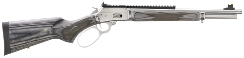 Marlin 70433 1894 SBL 357 Mag 8+1 16.10" Stainless Polished Threaded Barrel& Picatinny Rail Receiver, Fixed Gray Laminate Stock