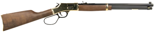 Henry H006GCL Side Gate  45 Colt (LC) 10+1 20" Blued Octagon Barrel, Polished Brass Rec, American Walnut Stock, Adj. Sight, Large Loop Lever