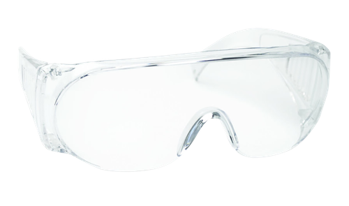 Walker's GWPFCSGLCLR Sport Glasses Full Coverage Adult Clear Lens Polycarbonate Clear Frame