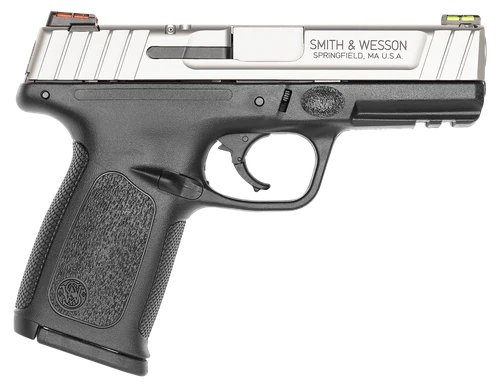 Smith & Wesson 11908 SD40 VE *CA Compliant Compact Frame 40 S&W 10+1 4" Stainless Steel Barrel, Satin Serrated Stainless Steel Slide, Matte Black Polymer Frame w/Picatinny Rail, Black Textured Grip