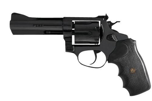 Rossi 2-RM661 RM66  Medium Frame 38 Special +P/357 Mag 6 Shot, 6" Black Stainless Steel Barrel, Cylinder & Frame, Black Textured Rubber Grip, Hammer Block Safety, Exposed Hammer