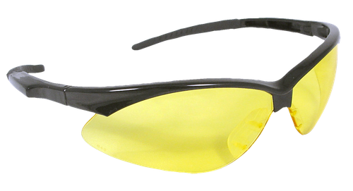 Radians OB140CS Outback Shooting Glasses Adult Amber Lens Anti-Fog Black Frame