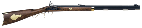 Traditions R2390801 Hawken Woodsman  50 Cal Flintlock 28" Octagonal, Blued Barrel/Rec, Hardwood Stock, Double Set Triggers, Brass Accents, Adjustable Sight