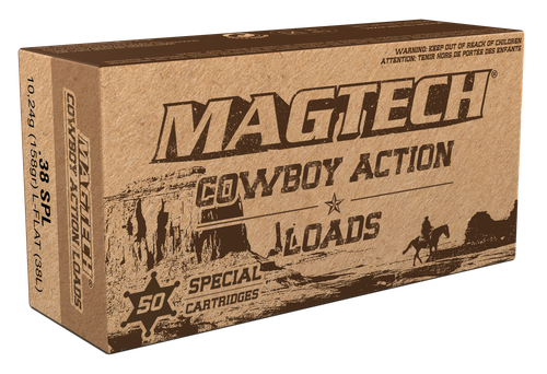 Magtech 38L Cowboy Action  38Special 158gr Lead Flat Nose 50 Per Box/20 Case