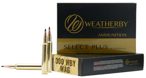 Weatherby B300180TTSX Select Plus  300WthbyMag 180gr Barnes Tipped TSX Lead Free 20 Per Box/10 Case