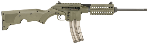 Kel-Tec SU22CAGRN SU22  Full Size 22 LR 26+1 16.10" Black Threaded Barrel, OD Green Picatinny Rail Polymer Receiver, OD Green Synthetic w/Storage Compartment Stock