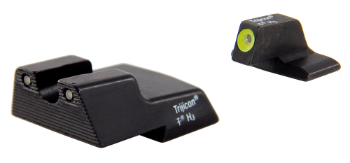 Trijicon 600602 HD Night Sights  Green/Tritium Yellow Outline Front Sight-Green Tritium Black Outline Rear Sight H&K .45C/.45C Tactical