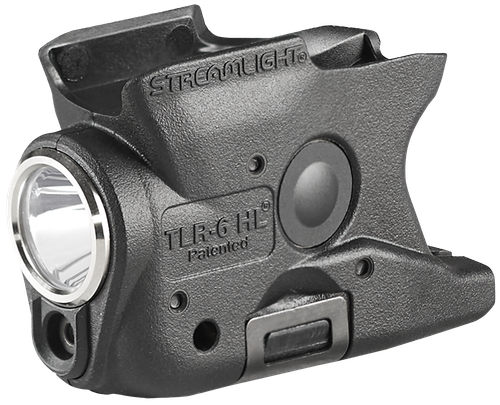 Streamlight 69342 TLR-6 HL Gun Light  Black 300 Lumens White LED/Red Laser Smith & Wesson M&P Shield