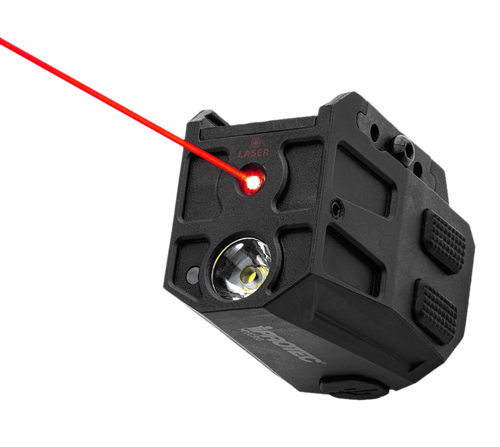 Alliance Consumer Group IPRMLT0004 MYCRO Rail Mount Light Matte Black PA66 Nylon 50/150/300 Lumens Red Laser