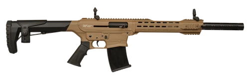 Gforce Arms GF2512FDE GF25  12 Gauge Semi-Auto 3" 5+1 20" Flat Dark Earth Cerakote Threaded Barrel Flat Dark Earth Cerakote Receiver, Black Synthetic Stock