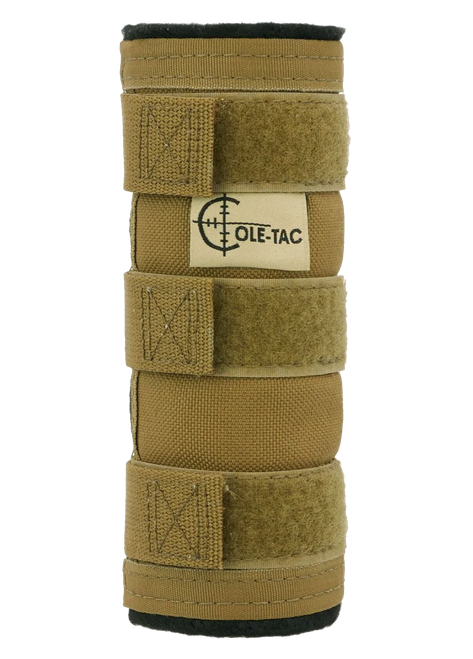 Cole-tac MP102 Metal Python Suppressor Cover Fits 6" Long Coyote Brown