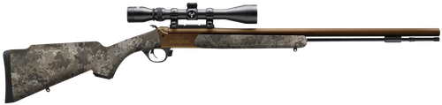 Traditions CR5848804425 NitroFire VAPR w/Scope 50 Cal 209 Primer 26" Burnt Bronze Cerakote Fluted & Tapered Barrel, Drilled & Tapped Receiver, Veil Wideland Fixed Synthetic Stock, 3-9x40mm Duplex