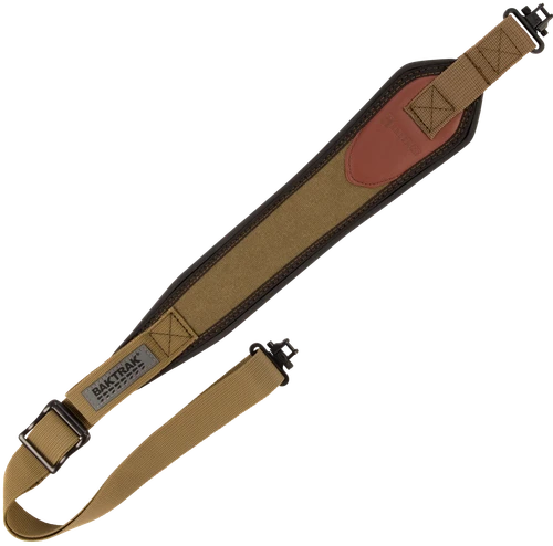Heritage Cases 8110 Long Gun Sling  Olive Canvas w/Leather Trim 33"-46" OAL