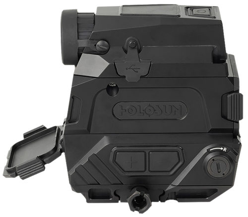 Holosun DRSNV DRS-NV  Black Anodized 1x/8x 1.25" x 0.98" 2 MOA Red Dot/65 MOA Circle Multi Reticle Fusion Night Vision Overlay