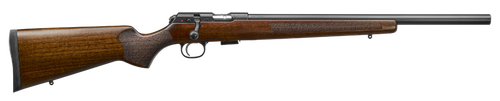 CZ-USA 02340 CZ 457 Varmint Full Size 22 LR 5+1 20.50" Black Nitride Heavy Barrel Black Nitride Steel Receiver Turkish Walnut Fixed Varmint-Style Stock Right Hand