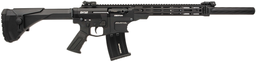 Derya Firearms DY1220CAUS  DY12 12 Gauge Semi-Auto 5+1 20" Threaded Barrel 7075-T6 Aluminum Receiver Mil-Spec Pistol Grip