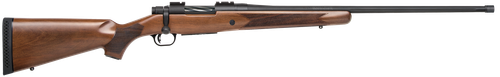Mossberg 28236 Patriot  Full Size 6.5 PRC 4+1 24" Matte Blued Fluted Threaded Barrel, Drilled & Tapped Matte Blued Stainless Steel Receiver, Walnut Fixed Stock