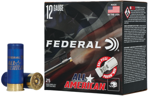 Federal FAA12H75 All-American  12Gauge 2.75" 1 1/8oz 7.5Shot 25 Per Box/10 Case
