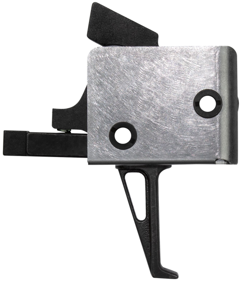 CMC Triggers 91503 Drop-In  Single-Stage Flat Trigger w/ 3-3.50 lbs Draw Weight & Black/Silver Finish