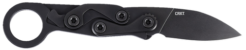 CRKT 4050K Provoke EDC EDC 2.47" Folding Black Oxide Plain Satin D2 Steel Blade, Black Aluminum Handle