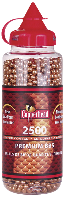 Crosman 0747 Copperhead  177 Copper-Coated Steel 2500/Bottle