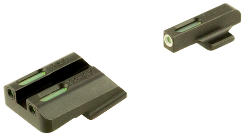 TruGlo TG13RS3A TFX  Black Green Tritium & Fiber Optic White Outline Front Sight Green Tritium & Fiber Optic Rear Sight Ruger American