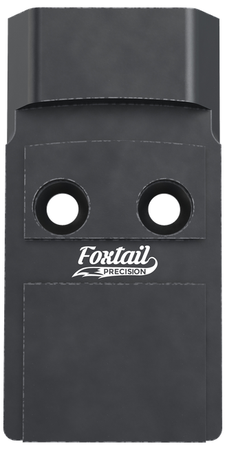 Foxtail Precision 100004 Red Dot Adapter Plate for Optics-Ready Pistol  Black Anodized CZ P10