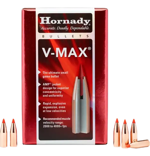 Hornady 22006 V-Max  20 Cal .204 40 gr V Max 100 Per Box/ 40 Case